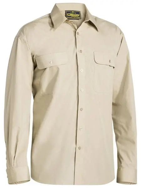 Bisley Workwear Permanent Press Shirt Long Sleeve BS6526 Bisley Workwear